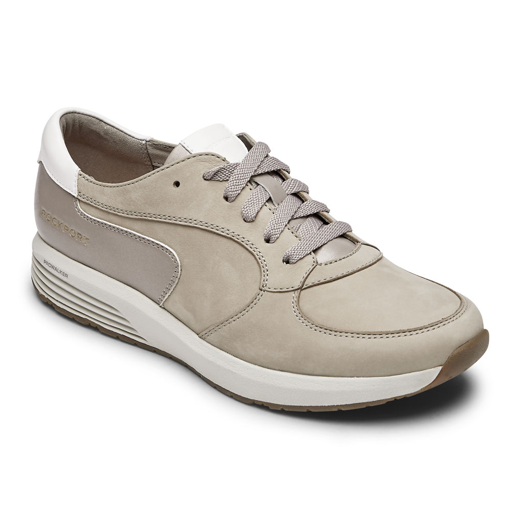 Rockport Joggesko Dame Beige - Trustride Prowalker - RYNK40291